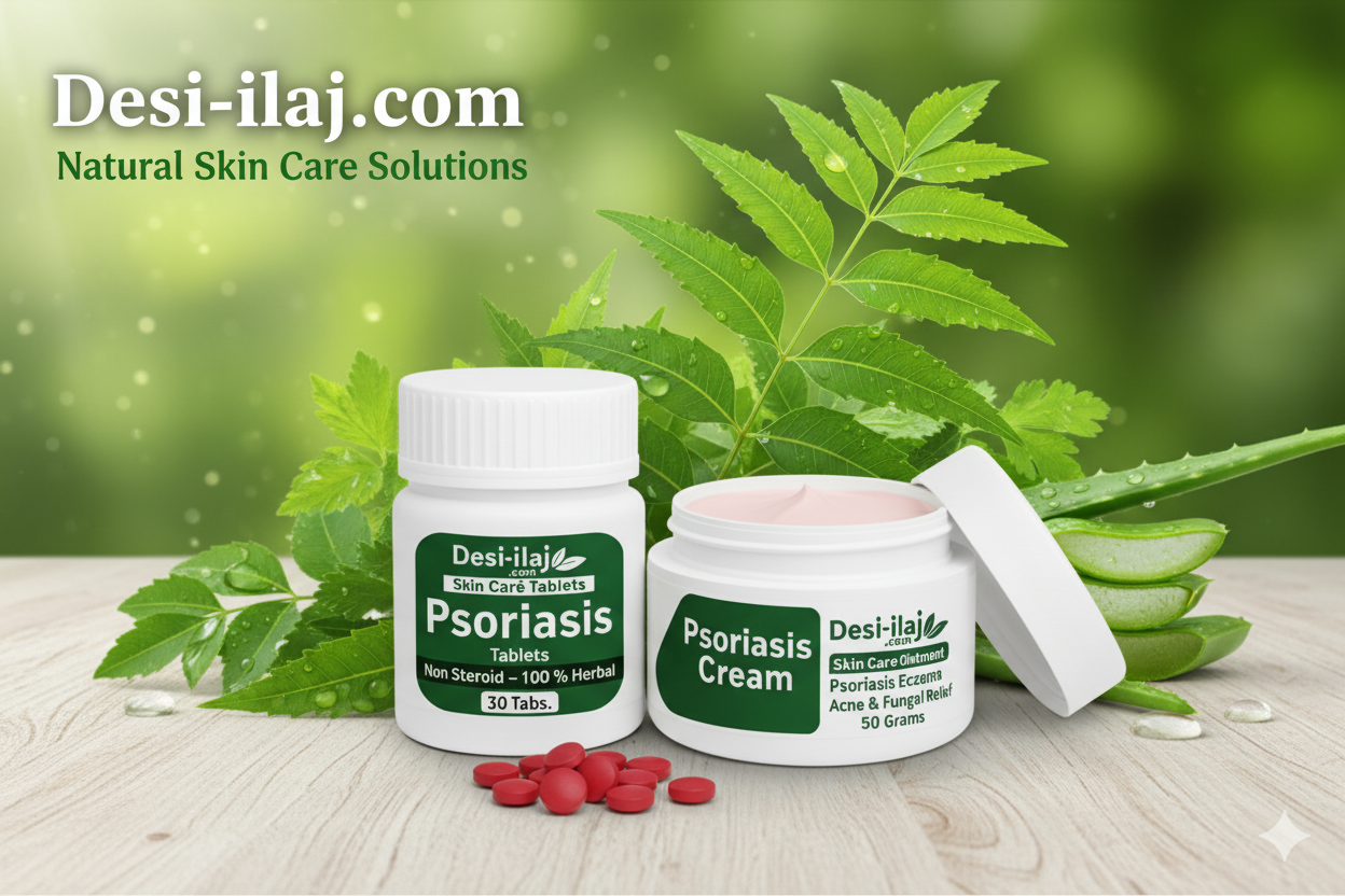Psoriasis Treatment Cream & Tablets – Psoriasis, Eczema & Itching Relief - Desi-ilaj.com