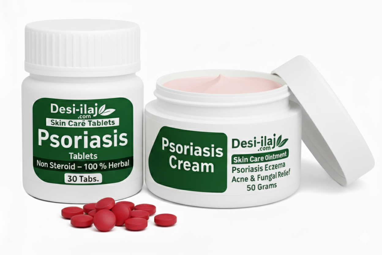 Psoriasis Treatment Cream & Tablets – Psoriasis, Eczema & Itching Relief - Desi-ilaj.com